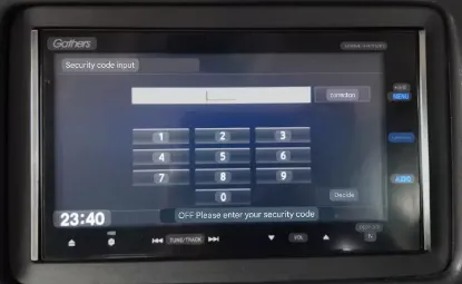 Picture of Car Radio Unlock Codes - Anti-theft Codes