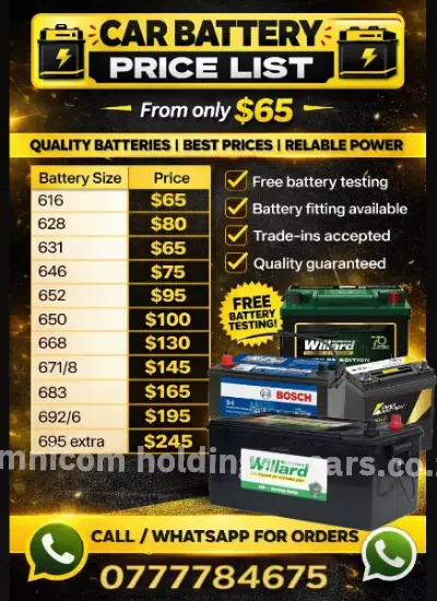 Picture of CAR/TRUCK/BUS BATTERY