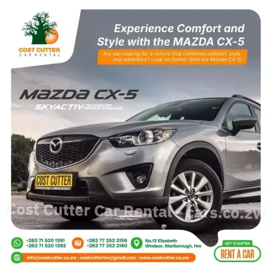Picture of Mazda CX-5s for rental!