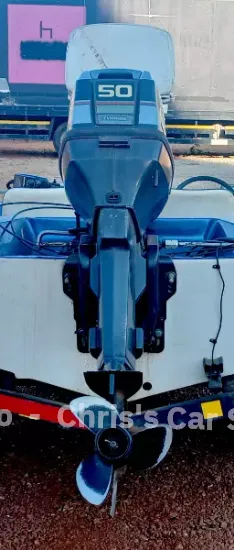 Picture of River Ranger Hull With Evinrude 50 Motor 1997