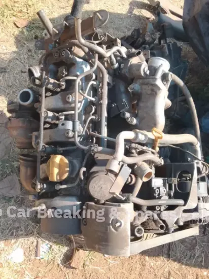 Picture of Captiva diesel engine and gearbox.