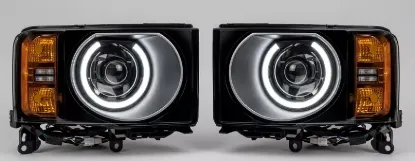 Picture of Head Lamp (Square / Lens Type) price range from 50usd