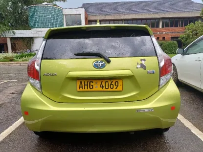 Picture of Toyota Aqua Hybrid for hire!