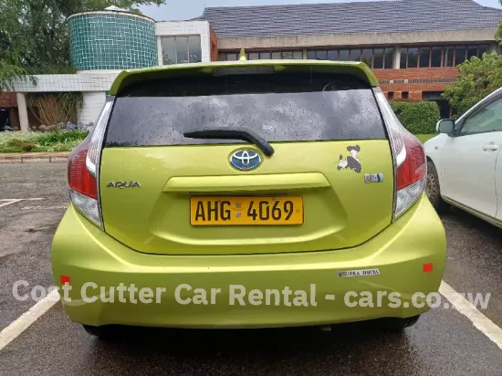 Picture of Toyota Aqua Hybrid for hire!