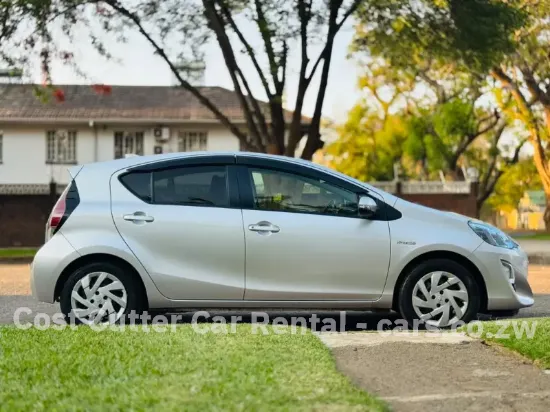 Picture of Toyota Aqua Hybrid for hire!