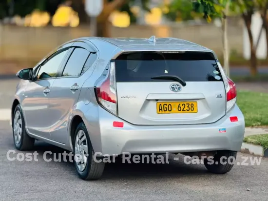 Picture of Toyota Aqua Hybrid for hire!