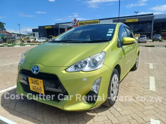 Picture of Toyota Aqua for hire!