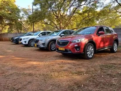 Picture of Mazda CX-5s for hire!