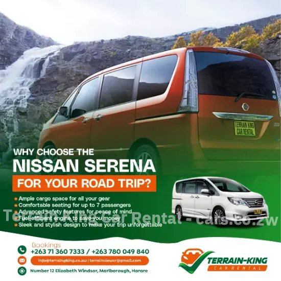 Picture of NISSAN SERENA- C26 7 SEATER- Spacious, Neat for hire - it's affordable!! From