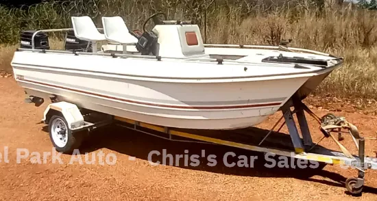 Picture of SuperCat Wit BHTS 430 Hull Mercury 25 Motors 1990