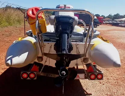 Picture of Gemini 470 Waverider Semi Rigid with Mercury 60 Bigfoot Motor - 2016 Gemini Semi Rigid 2016