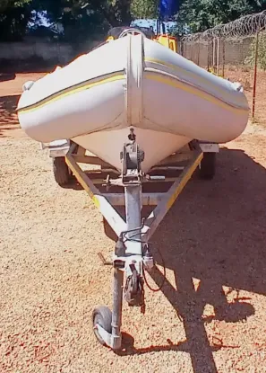 Picture of Gemini 470 Waverider Semi Rigid with Mercury 60 Bigfoot Motor - 2016 Gemini Semi Rigid 2016