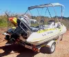 Picture of Gemini 470 Waverider Semi Rigid with Mercury 60 Bigfoot Motor - 2016 Gemini Semi Rigid 2016