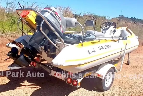 Picture of Gemini 470 Waverider Semi Rigid with Mercury 60 Bigfoot Motor - 2016 Gemini Semi Rigid 2016