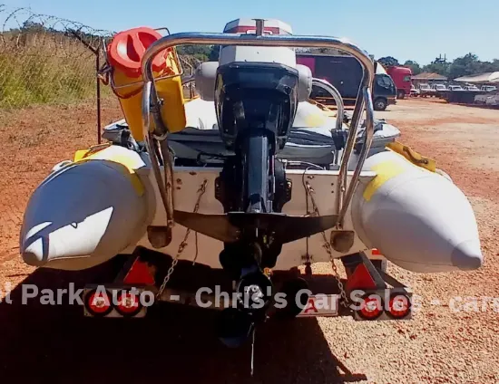 Picture of Gemini 470 Waverider Semi Rigid with Mercury 60 Bigfoot Motor - 2016 Gemini Semi Rigid 2016