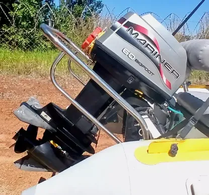 Picture of Gemini 470 Waverider Semi Rigid with Mercury 60 Bigfoot Motor - 2016 Gemini Semi Rigid 2016