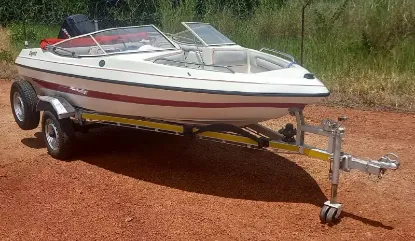 Picture of Raven Marine Esprit 18 Foot Hull with Mercury 125 Motor 1986