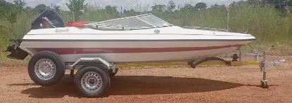 Picture of Raven Marine Esprit 18 Foot Hull with Mercury 125 Motor 1986