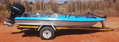 Picture of Piranha Hull WIth Mercury 90 Motor 1977