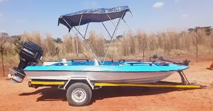 Picture of Piranha Hull WIth Mercury 90 Motor 1977