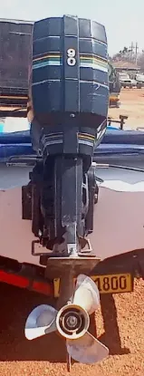 Picture of Piranha Hull WIth Mercury 90 Motor 1977