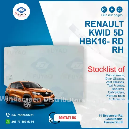Picture of Doorglass Renault Kwid