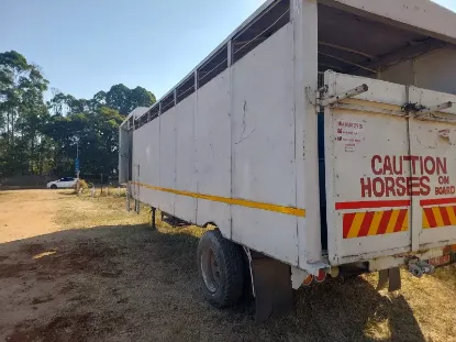 Picture of Horse Trailer Takes 8 Horses