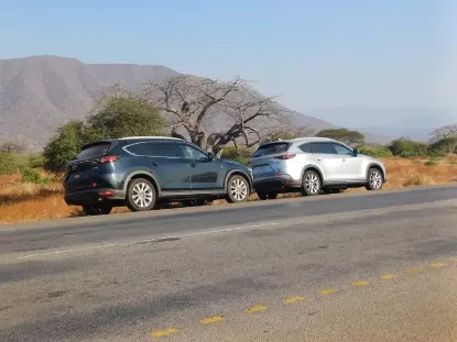 Picture of Three row Mazda CX-8s for hire!