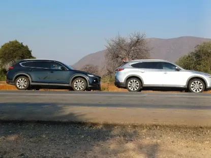 Picture of 3 seat row Mazda CX-8 for hire!