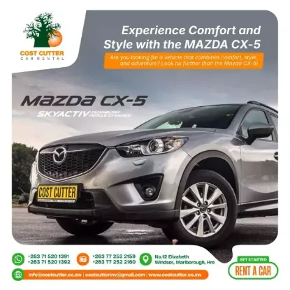 Picture of Mazda CX-5s for rental!