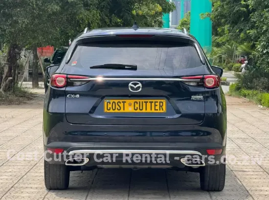 Picture of 3 seat row Mazda CX-8 for hire!
